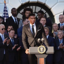 Milwaukee Bucks besucht das Weiße Haus